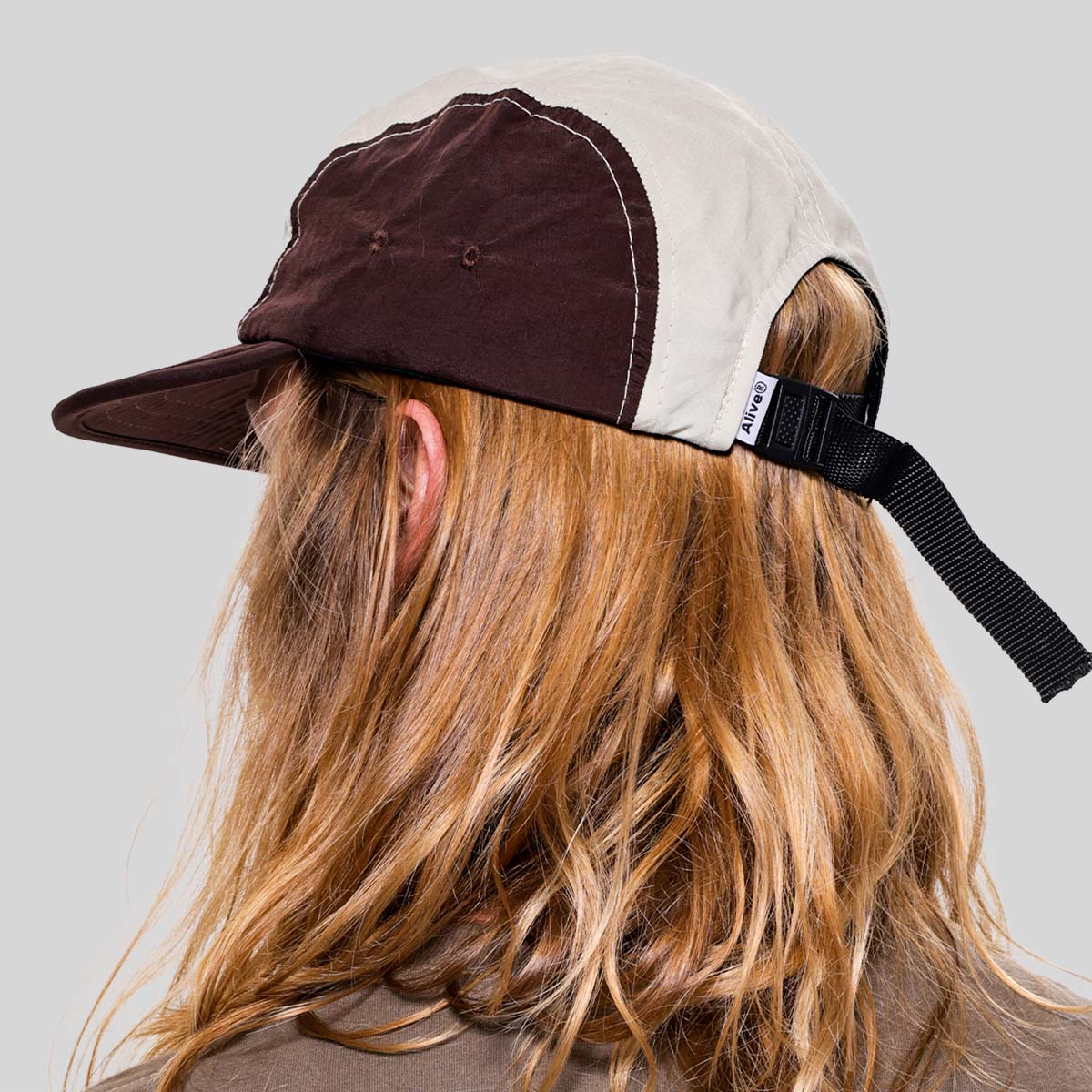 Boné Alive Five Panel Brown Marrom Texas