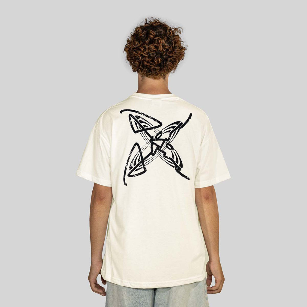 Camiseta Alive Clássica Crazy Off White