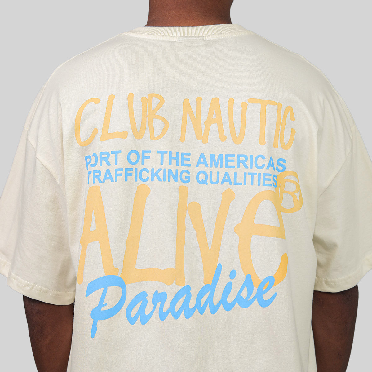 Camiseta Alive Oversized Essencial Nautic Off White