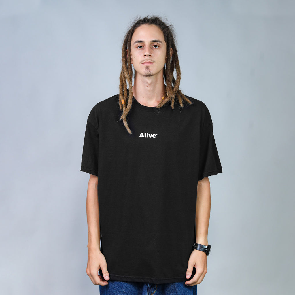 Camiseta Alive Logo Basic Preto