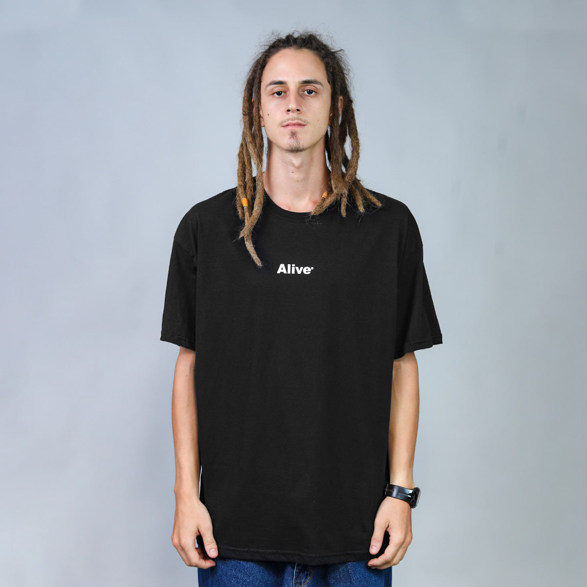 Camiseta Alive Logo Basic Preto