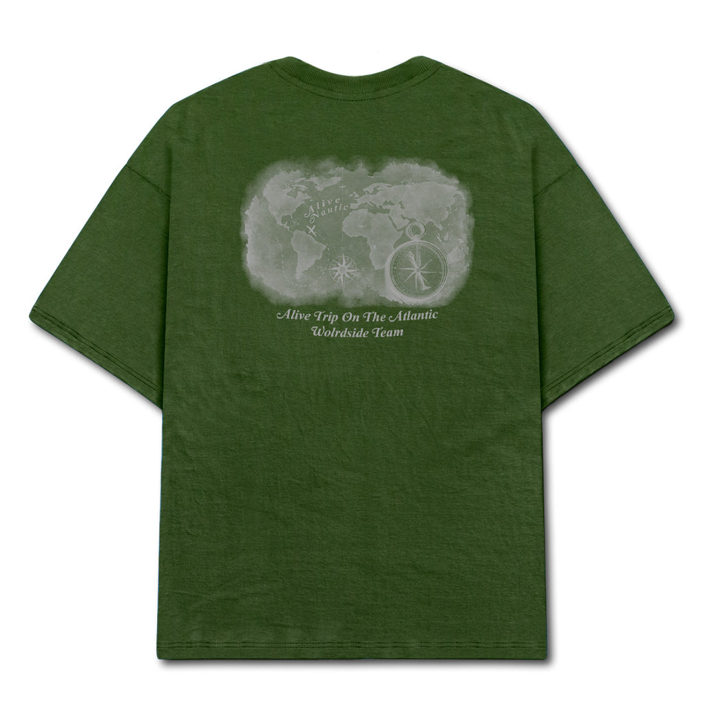 Camiseta Alive Map Verde Musgo