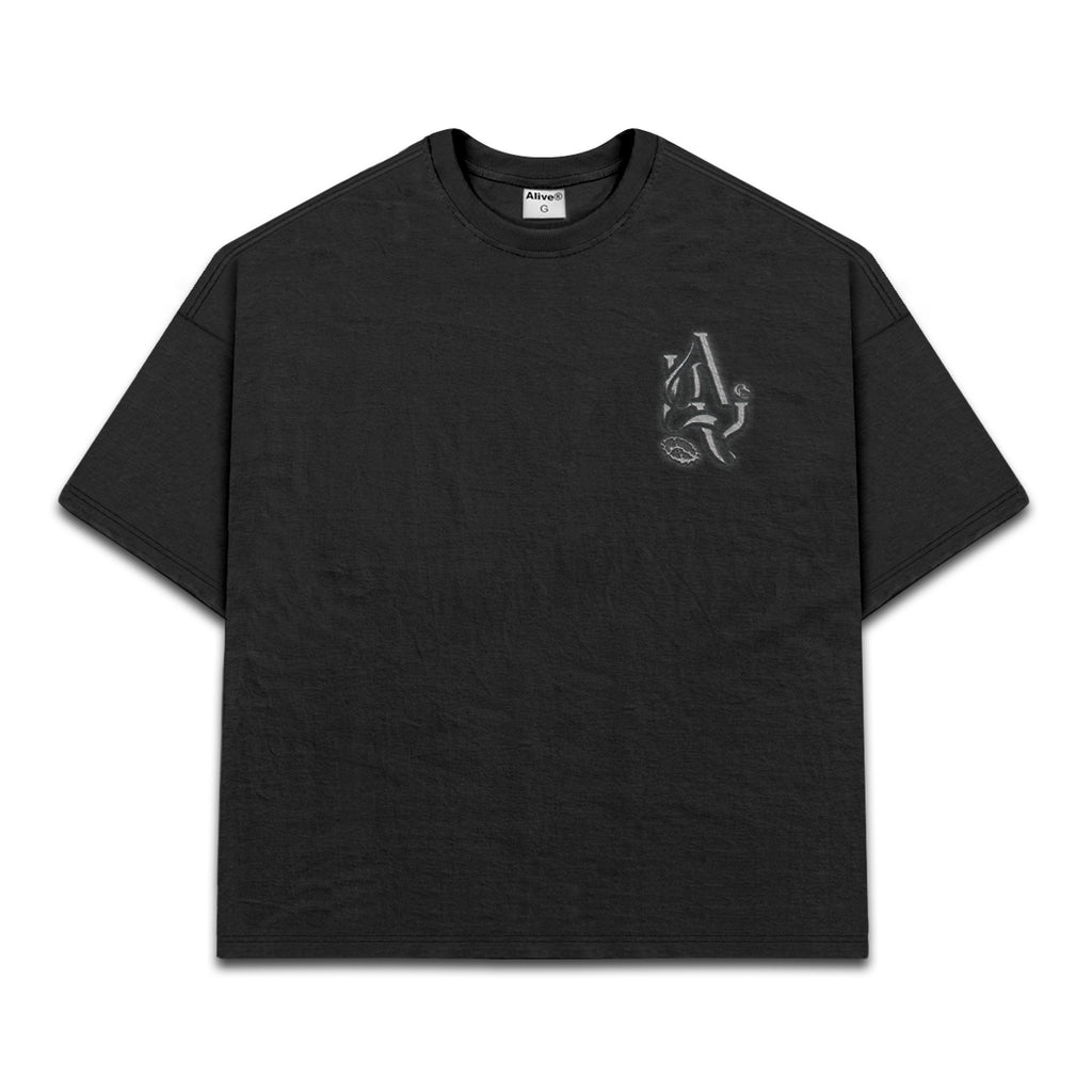 Camiseta Alive Oversized ALV Preto