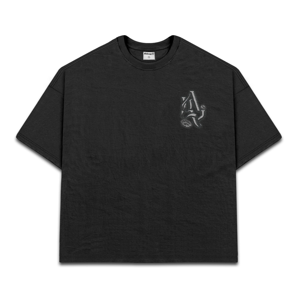 Camiseta Alive Oversized ALV Preto