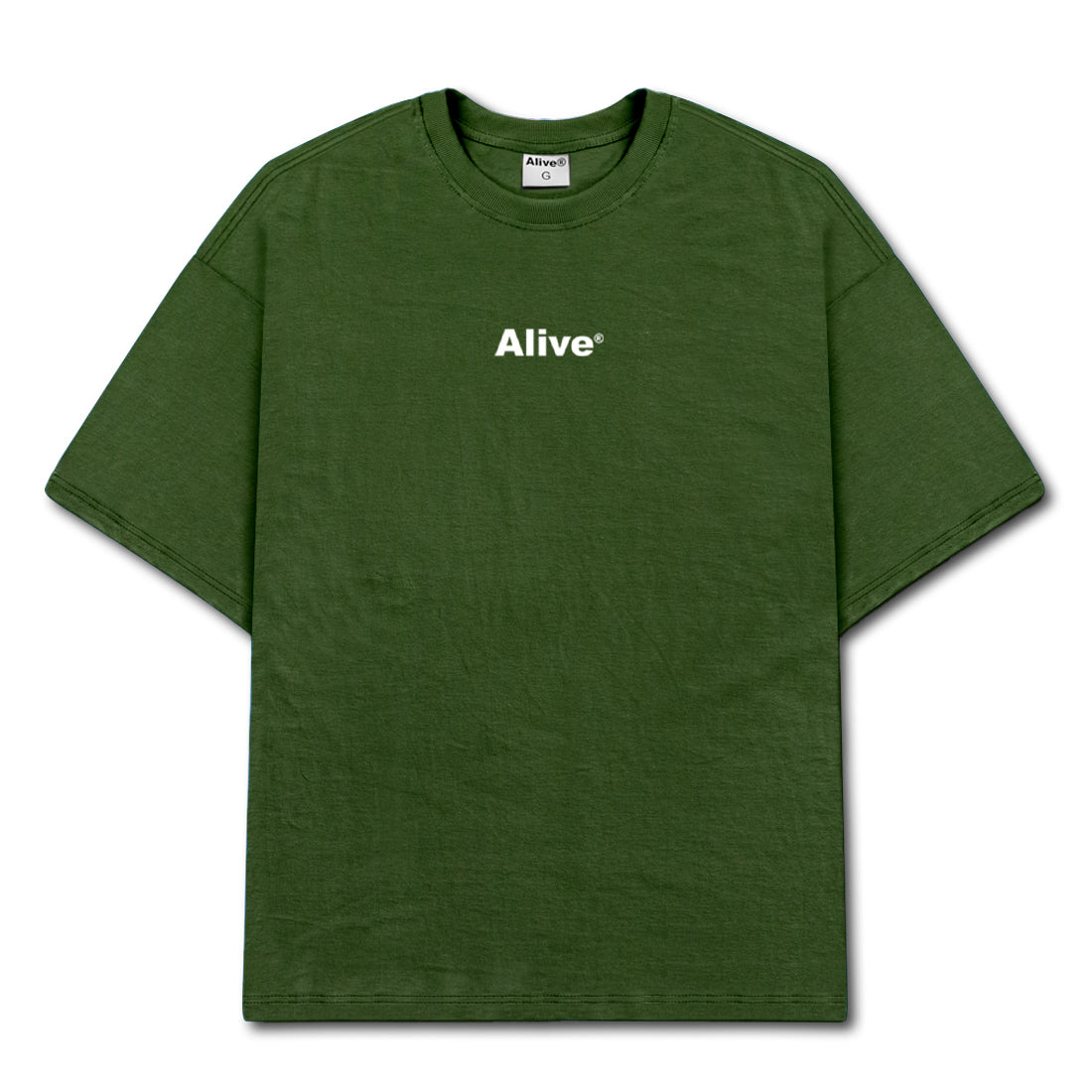 Camiseta Alive Clássica Basic Verde Musgo