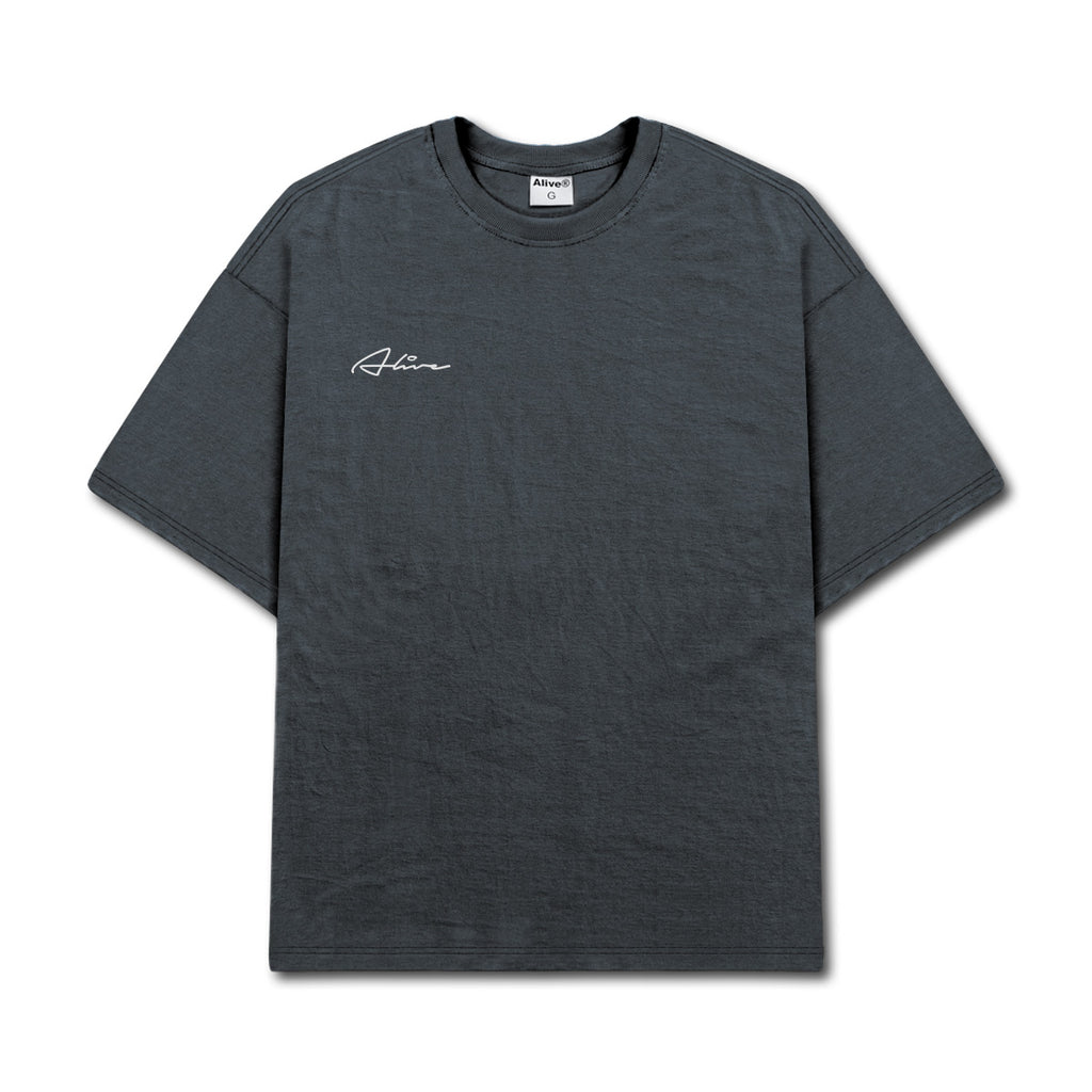 Camiseta Alive Clássica Rubric Cinza