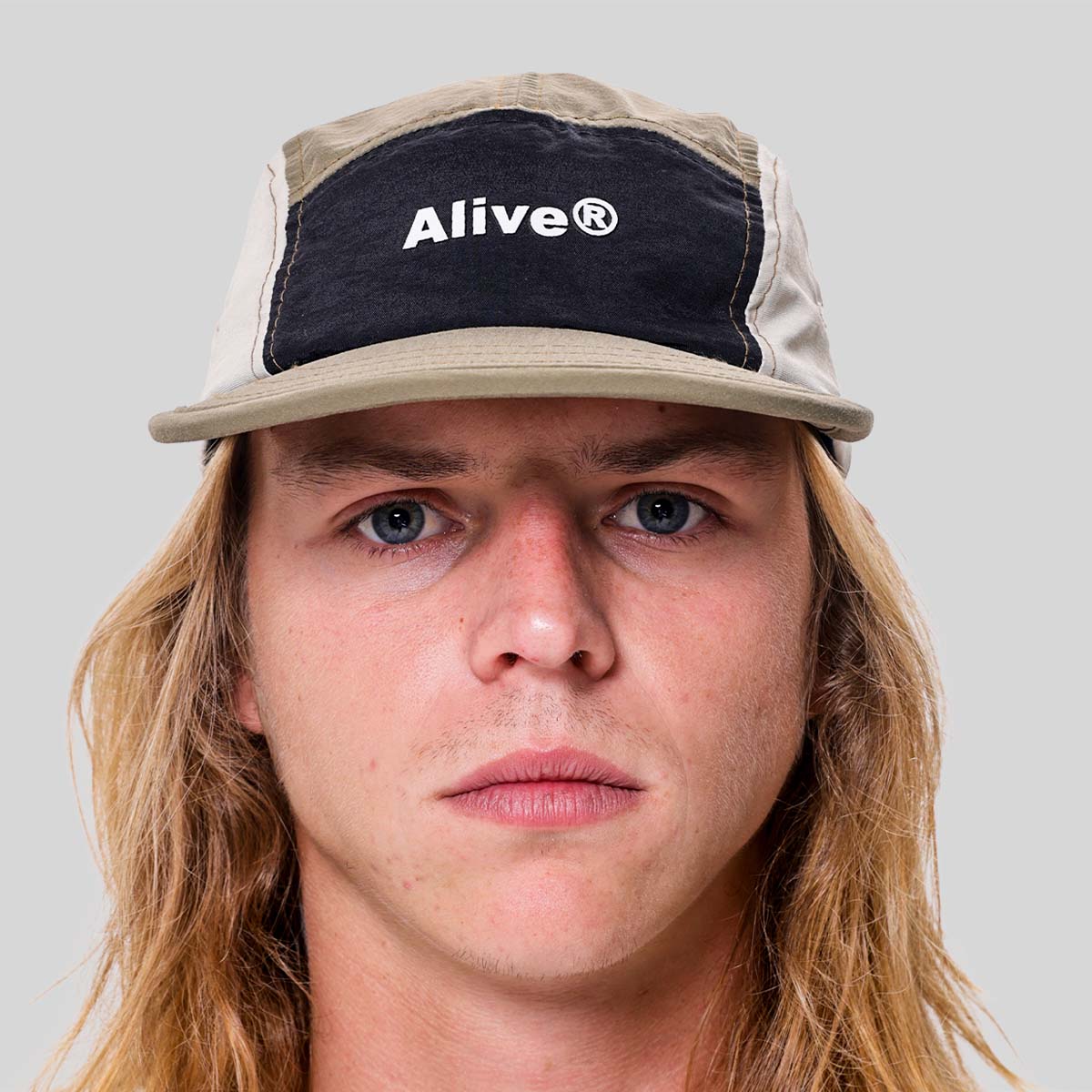 Boné Alive Five Panel Collors Bege Texas