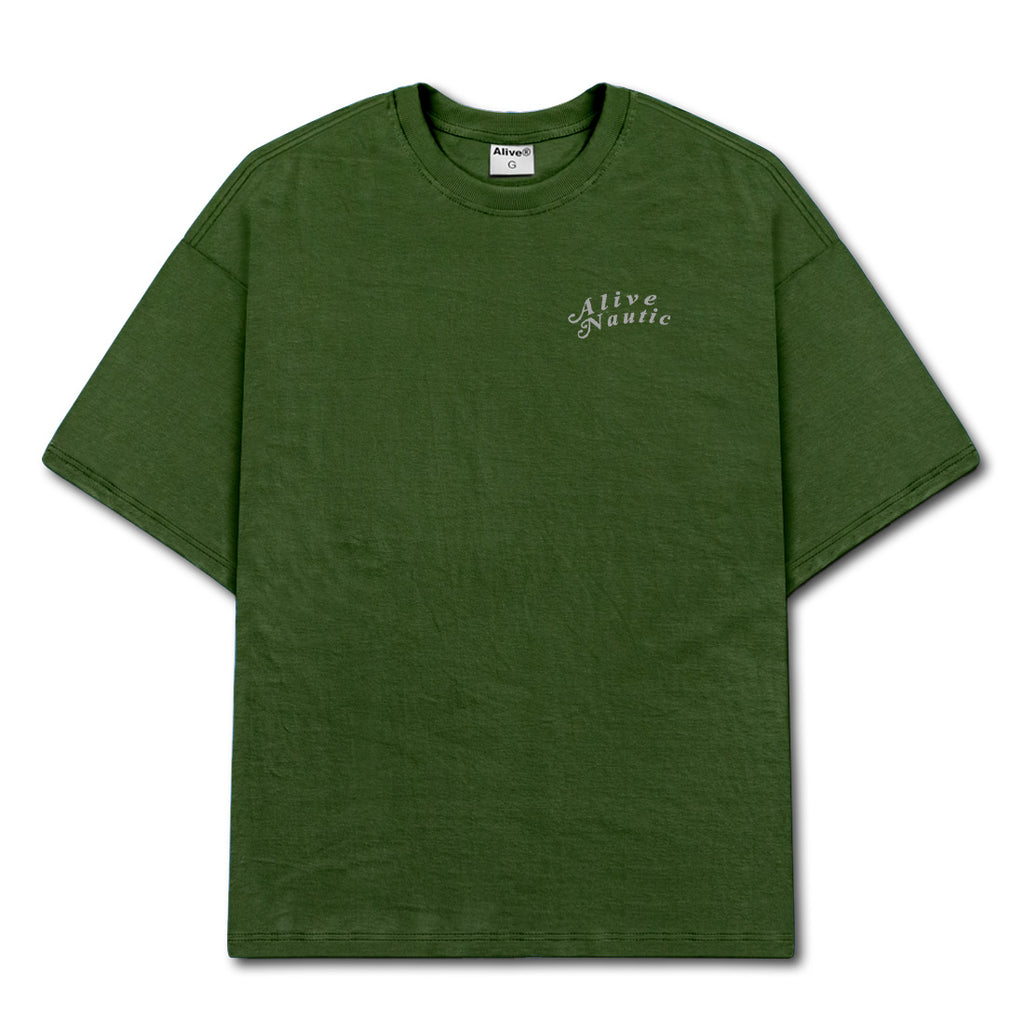 Camiseta Alive Map Verde Musgo