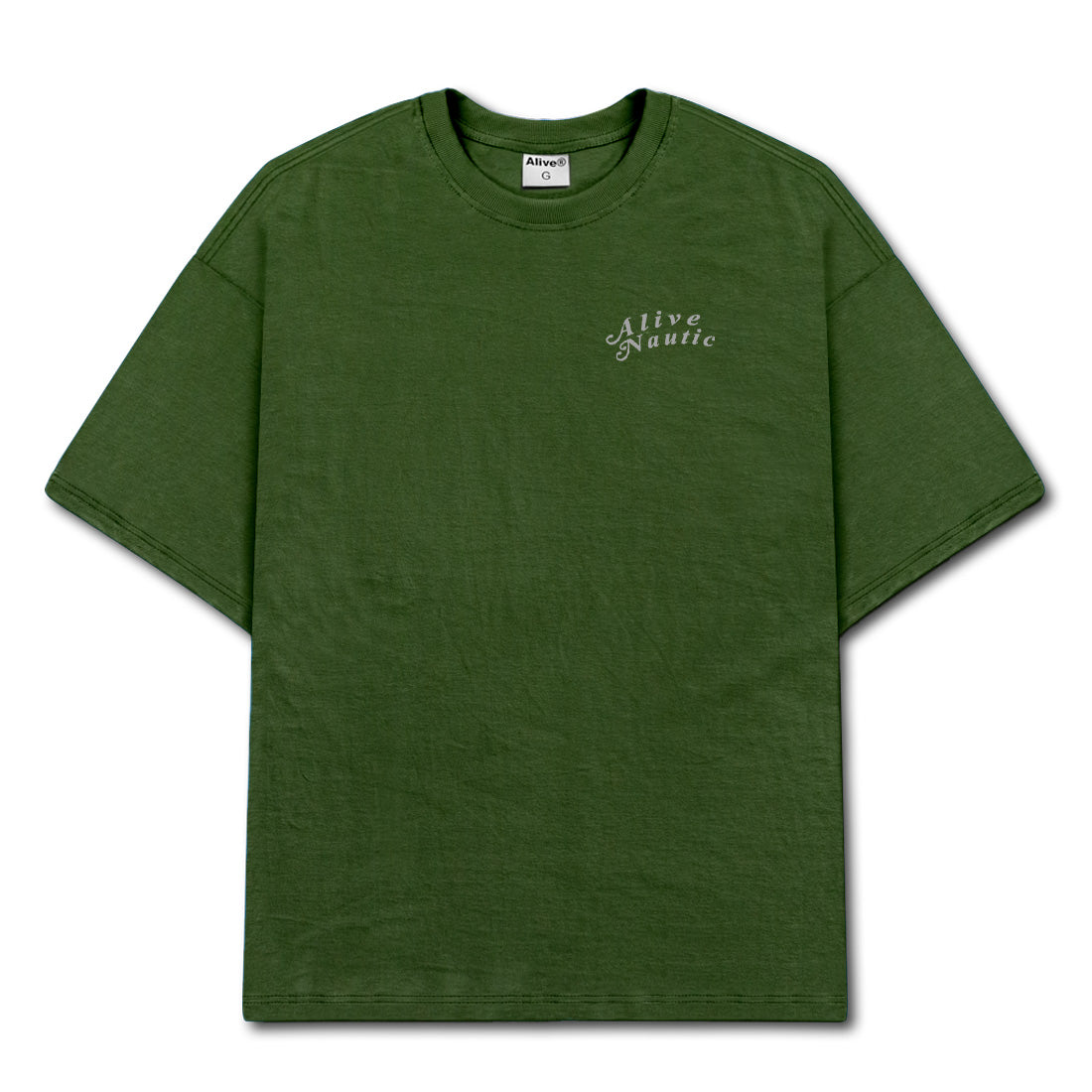 Camiseta Alive Map Verde Musgo