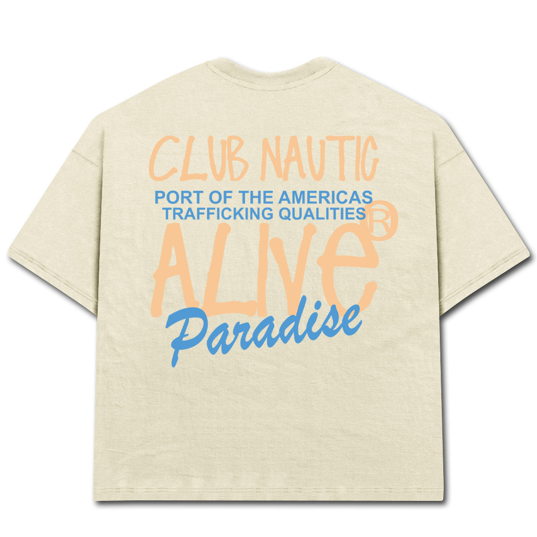 Camiseta Alive Oversized Essencial Nautic Off White