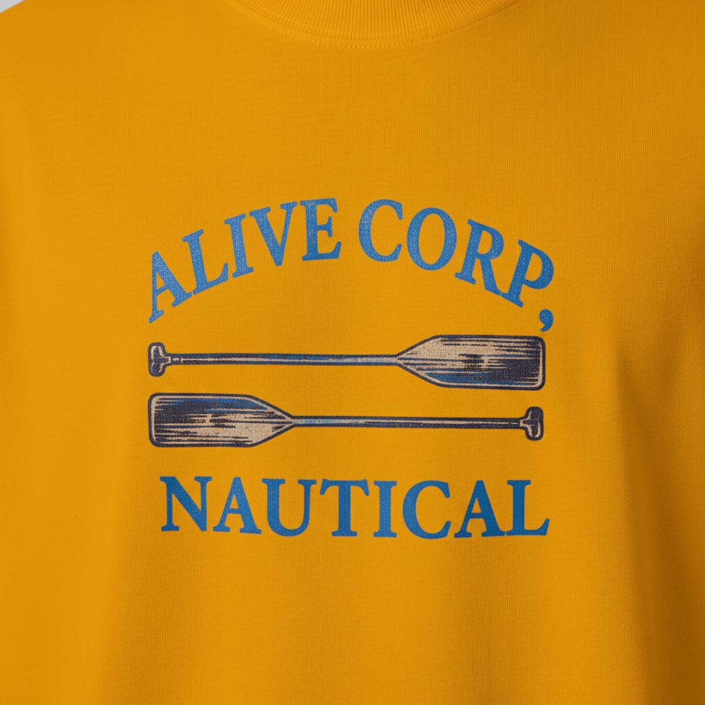 Camiseta Alive Paddle Mostarda
