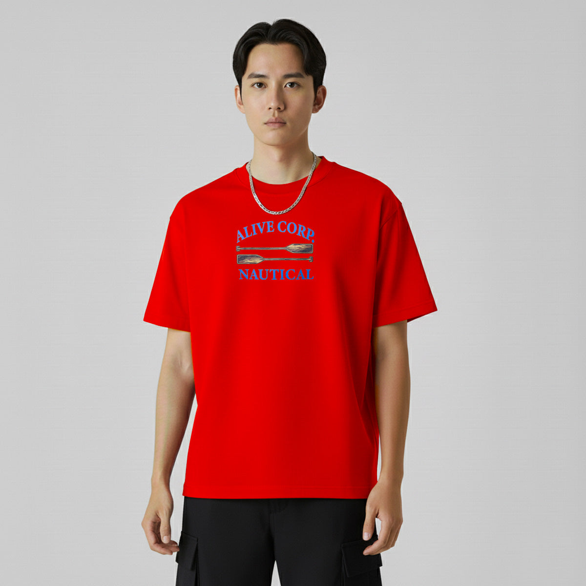 Camiseta Alive Paddle Vermelho