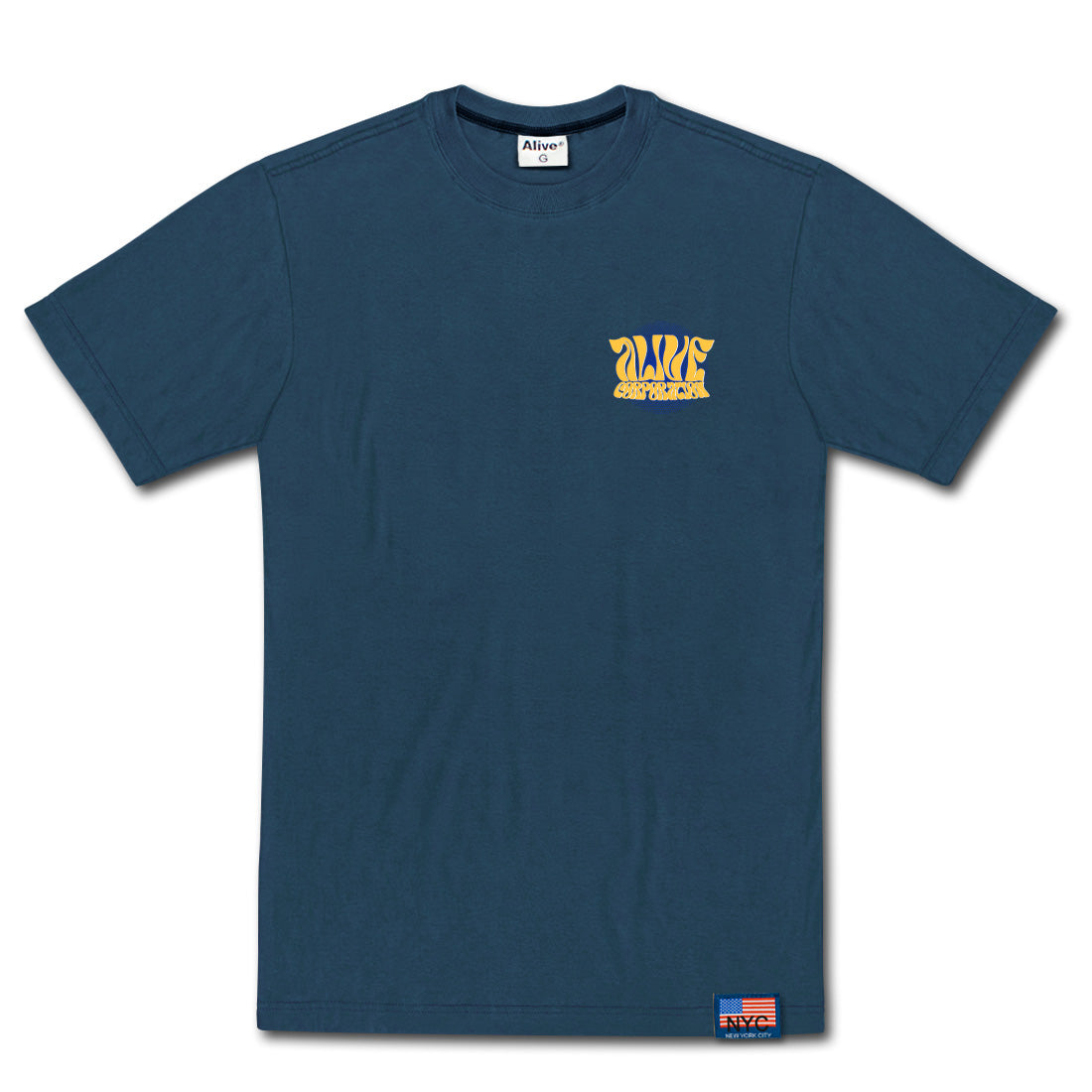 Camiseta Alive Corporation Azul