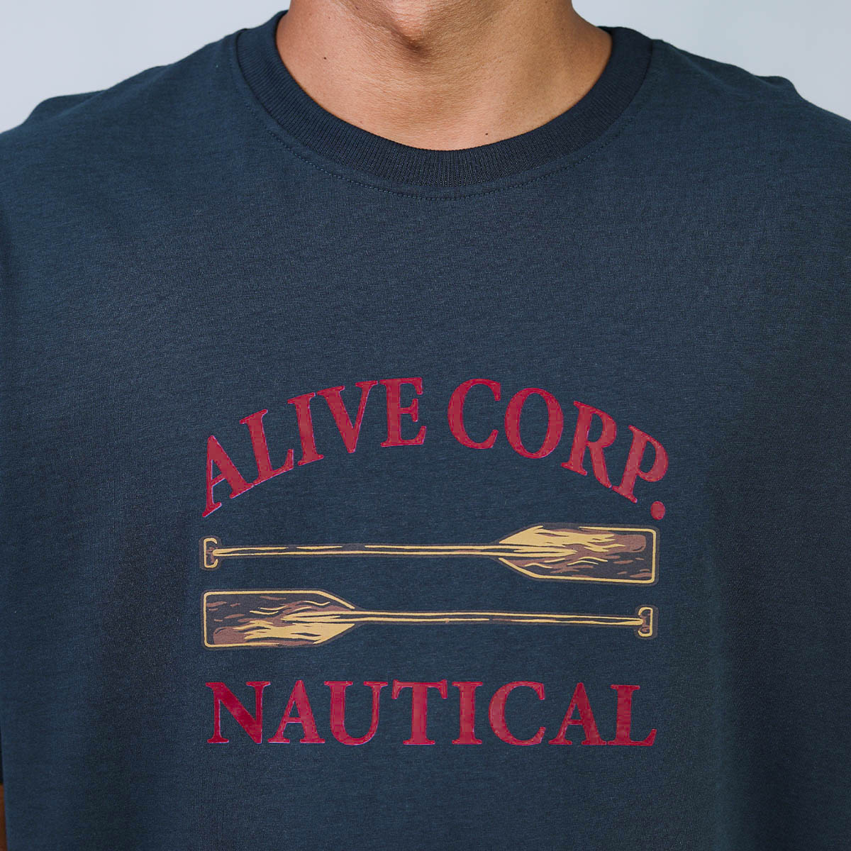 Camiseta Alive Paddle Azul Marinho