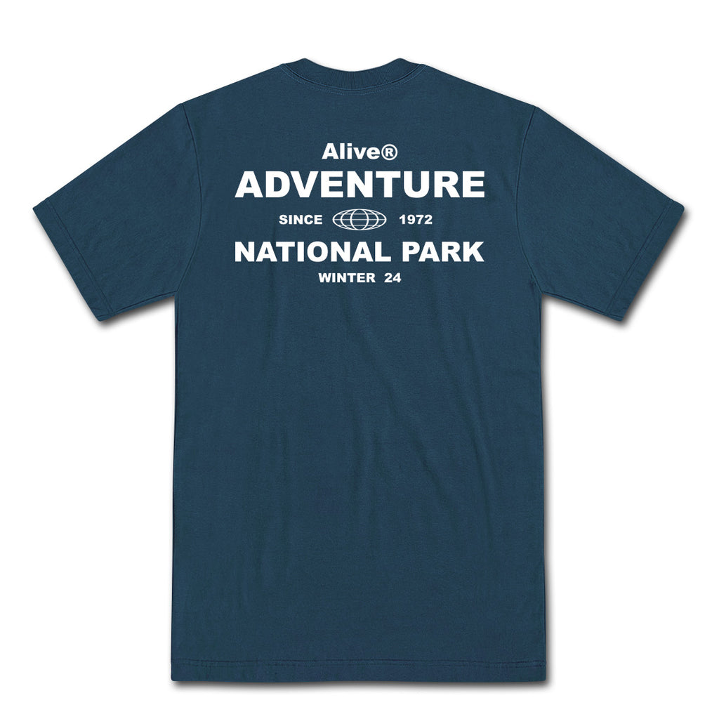 Camiseta Alive Adventure Azul