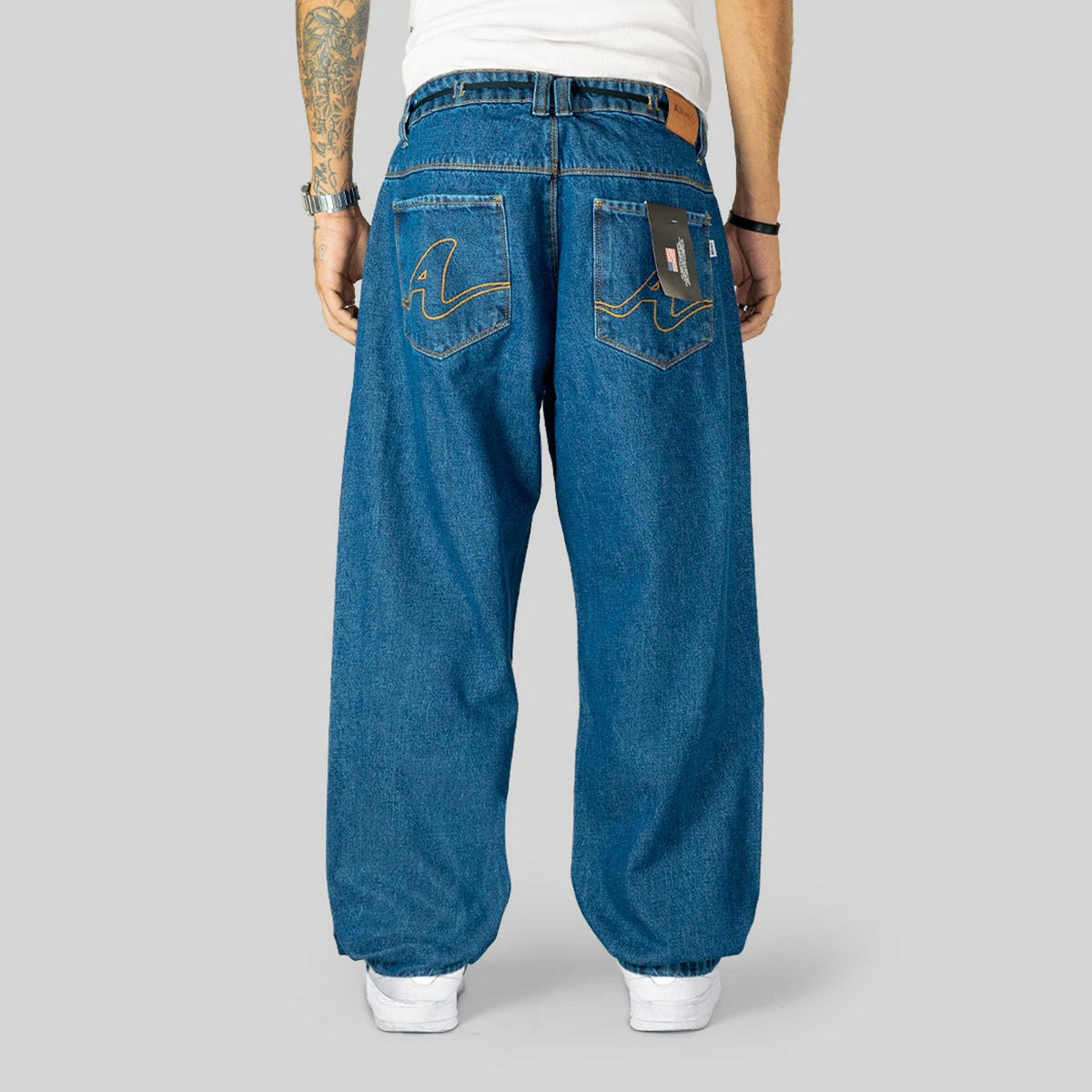 Calça Alive Semi Baggy Jeans Unissex | Azul – Alive®