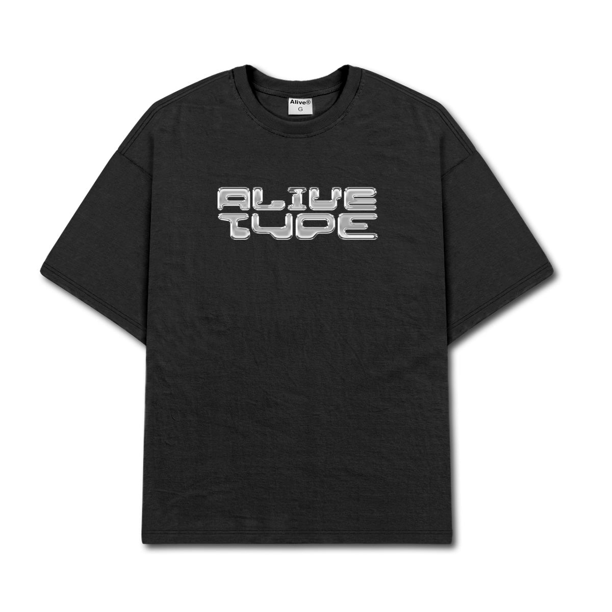 Camiseta Alive Clássica Type Preto