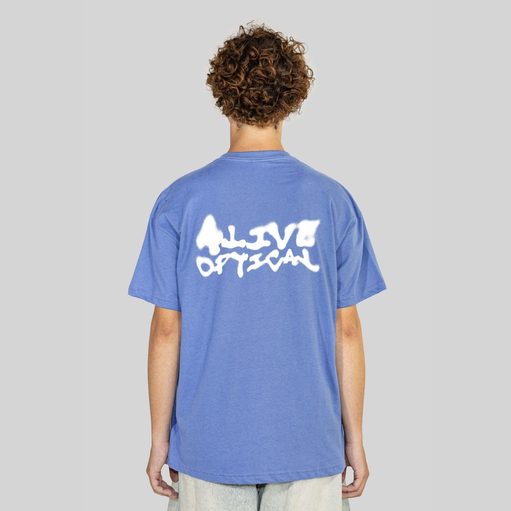 Camiseta Alive Clássica Optical Azul