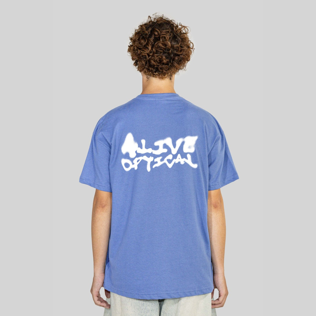 Camiseta Alive Clássica Optical Azul
