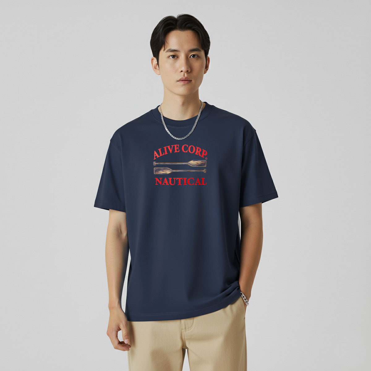 Camiseta Alive Paddle Azul Marinho