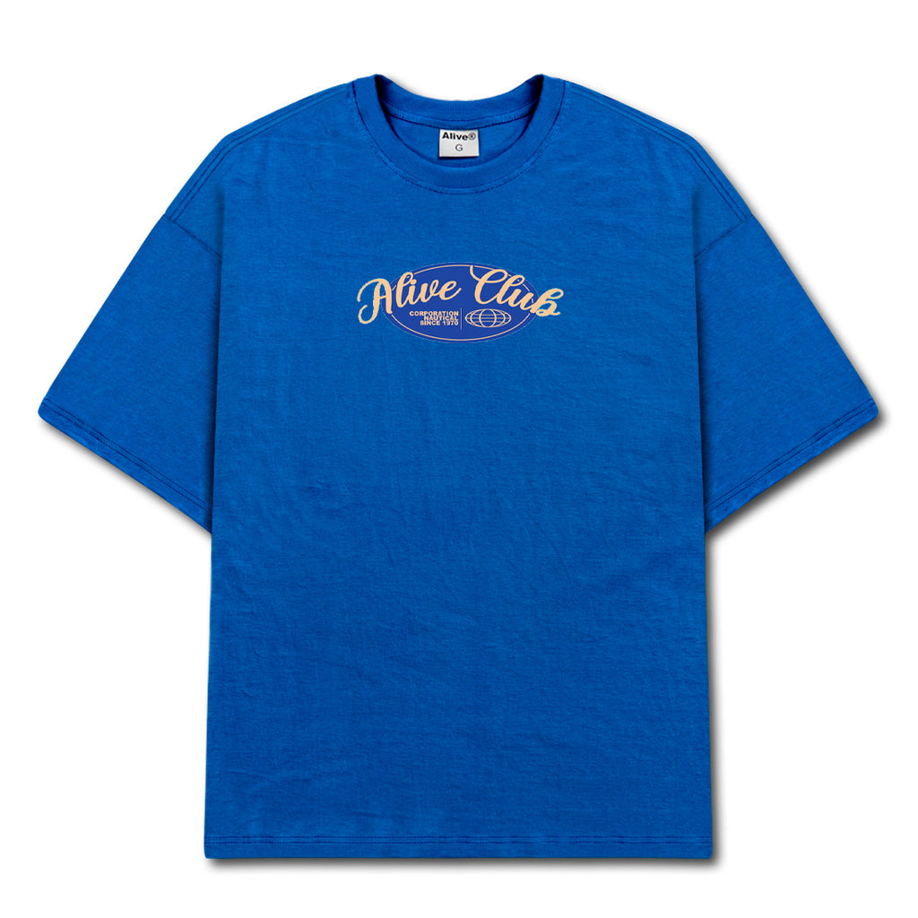 Camiseta Alive Globe Azul Royal
