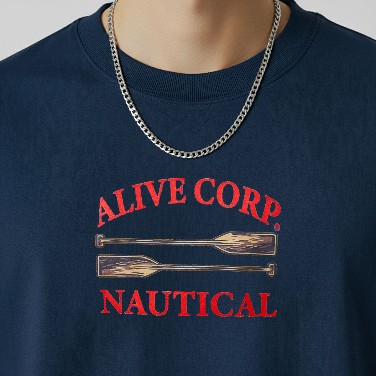 Camiseta Alive Paddle Azul Marinho