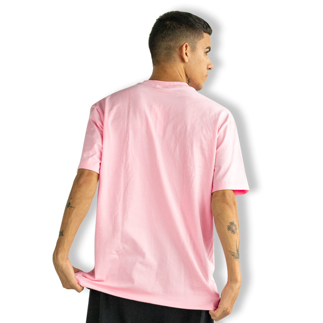 Camiseta Alive Basic Rosa Azul