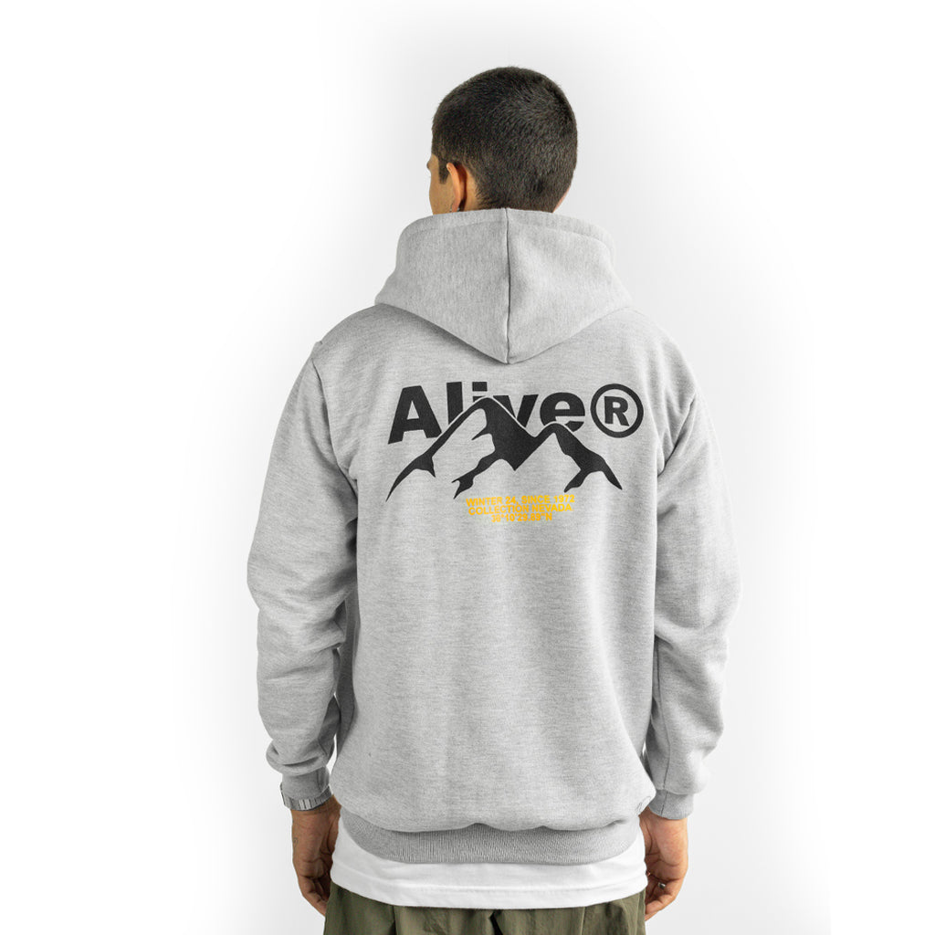 Moletom Alive Mountain Cinza