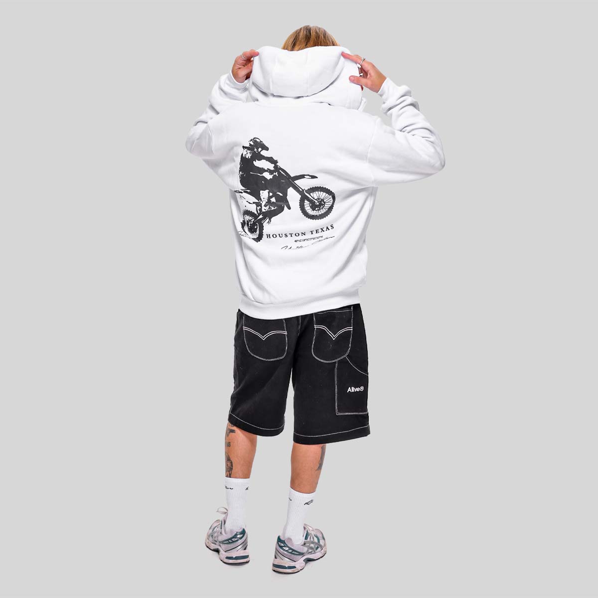 Casaco Alive Zipper Houston Branco - Texas – Alive®