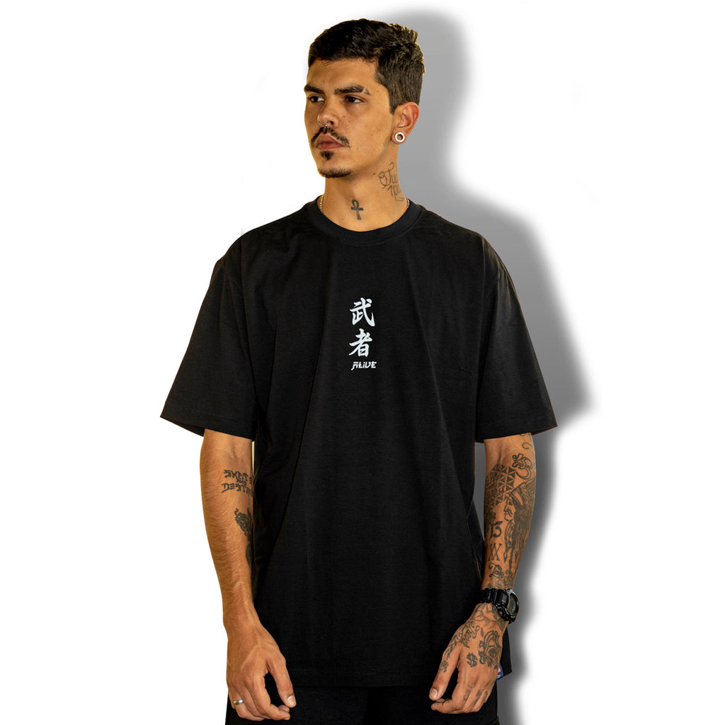 Camiseta Alive Eastern Dragon Preto