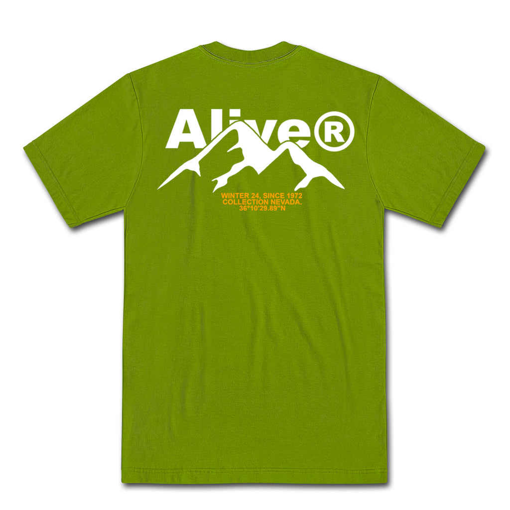 Camiseta Alive Mountain Verde