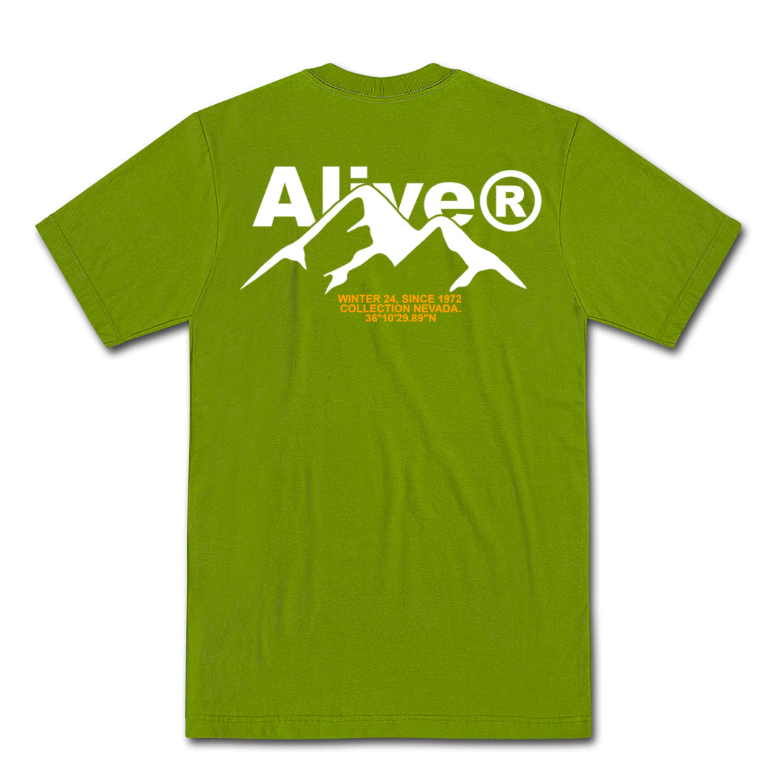 Camiseta Alive Mountain Verde