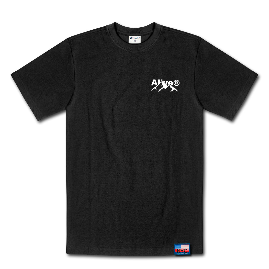 Camiseta Alive Mountain Preto