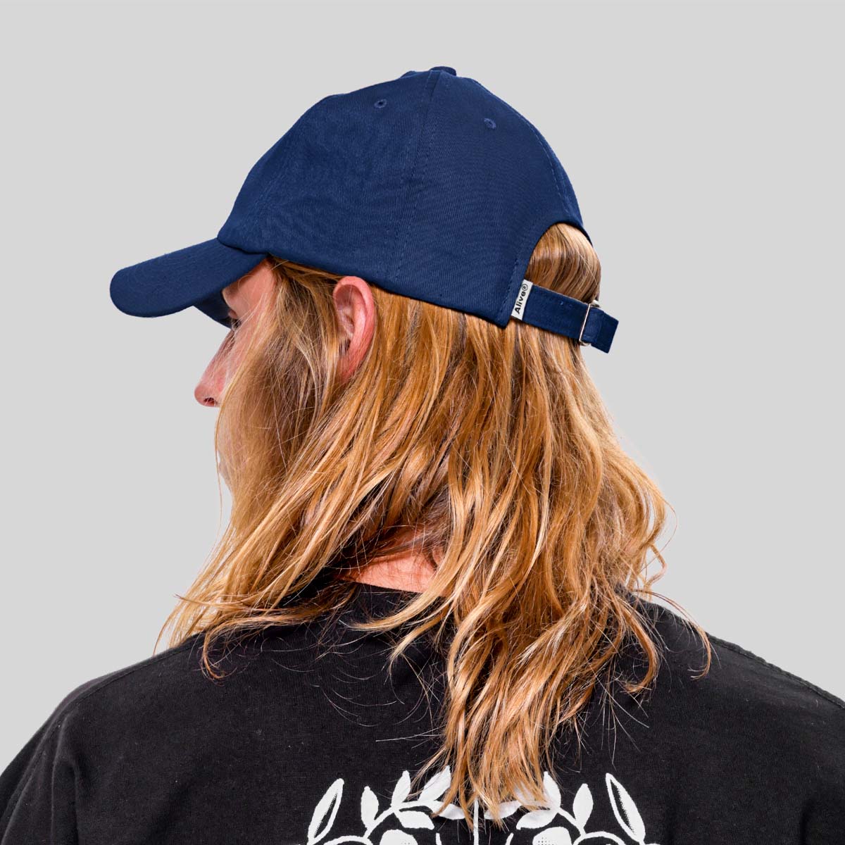 Boné Alive Dad Hat Font Azul Marinho Texas