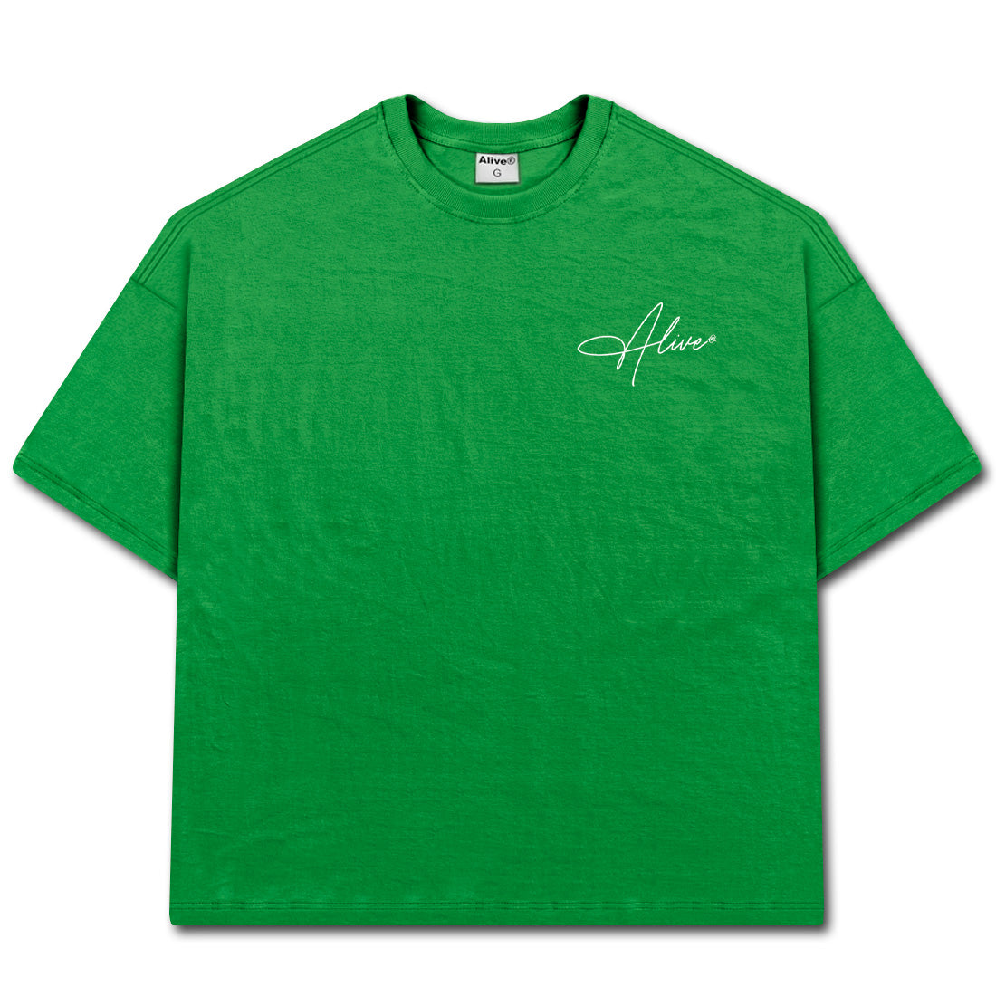 Camiseta Alive Oversized New Signature Verde