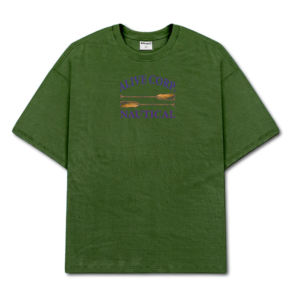 Camiseta Alive Paddle Verde Musgo