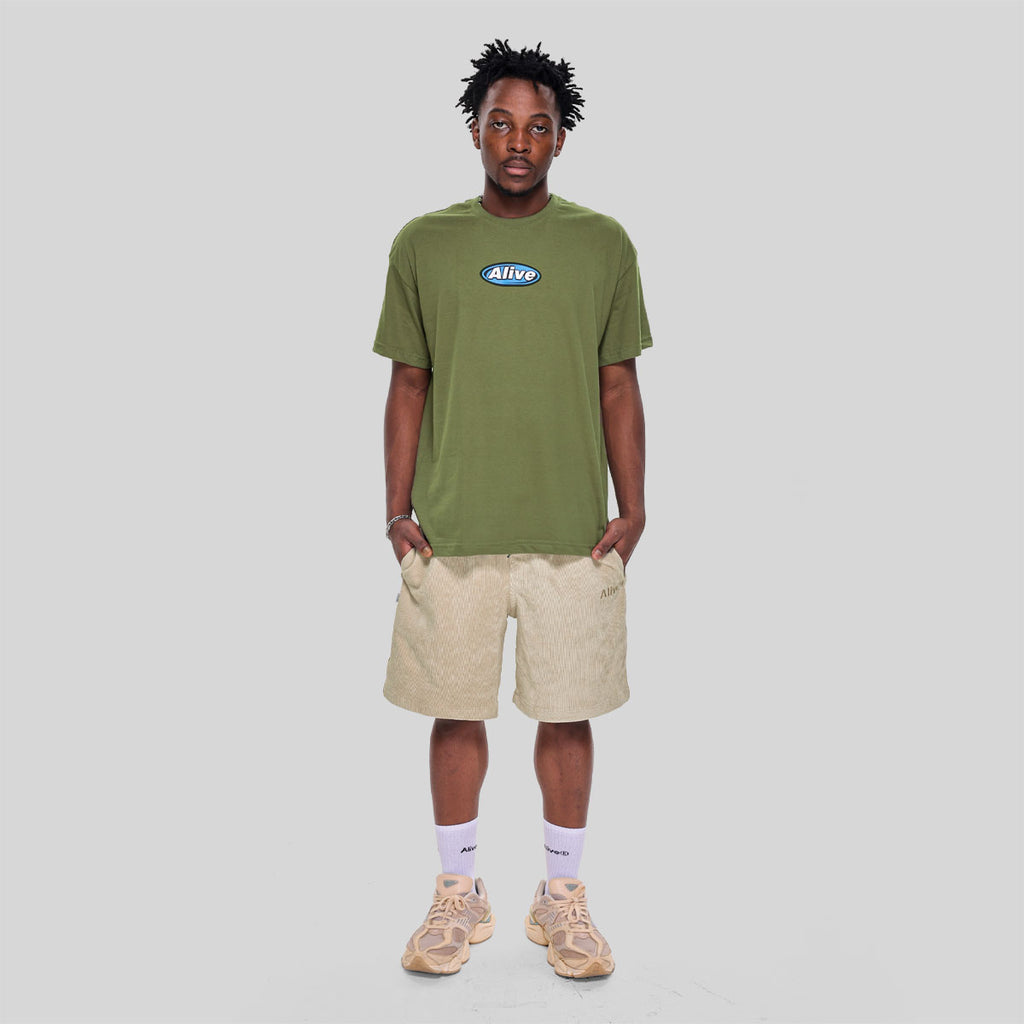 Camiseta Alive Clássica Water Verde Musgo