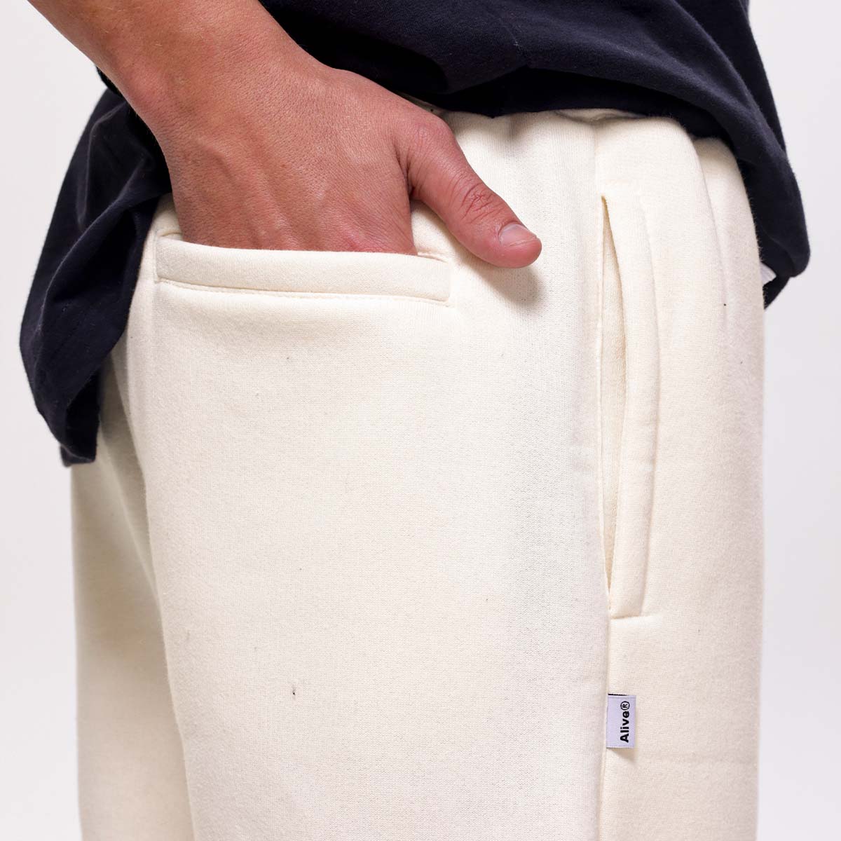 Calça Alive Moletom Rubric Off White - Texas