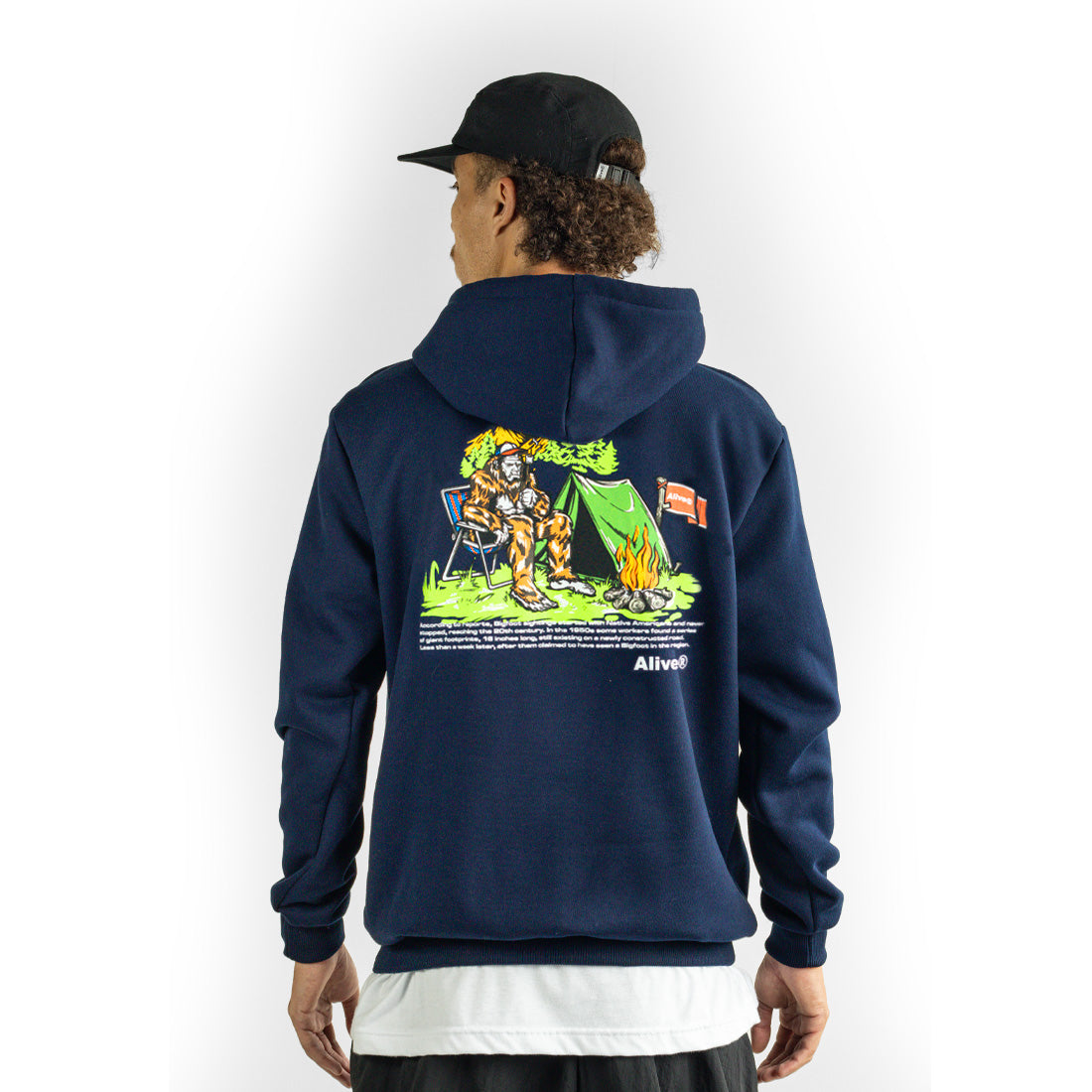 Moletom Alive Big Foot Azul