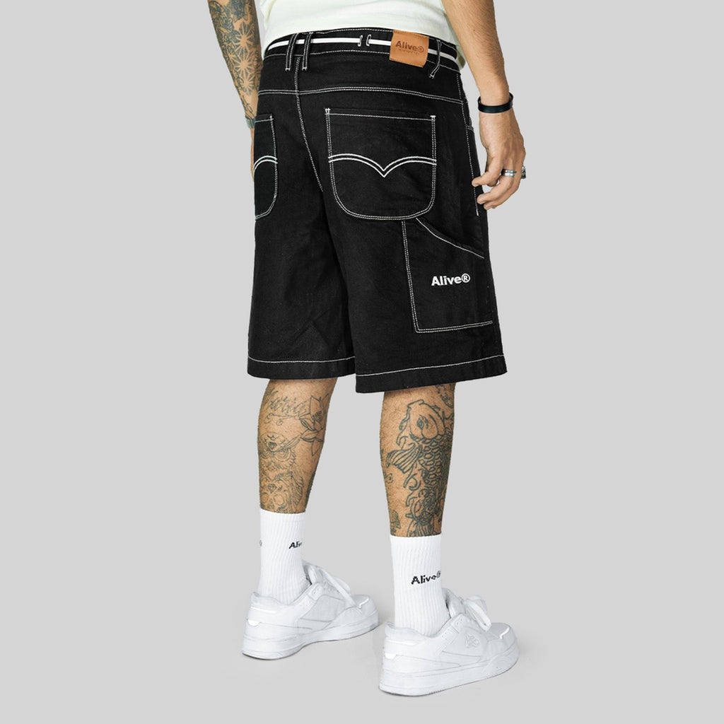 Bermuda Alive Jeans Carpinter White Line