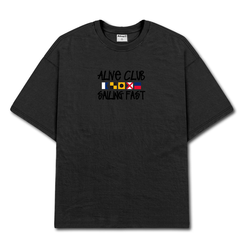 Camiseta Alive Flags Preto