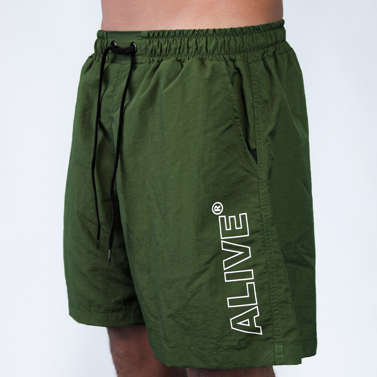 Short Alive Big Logo Verde