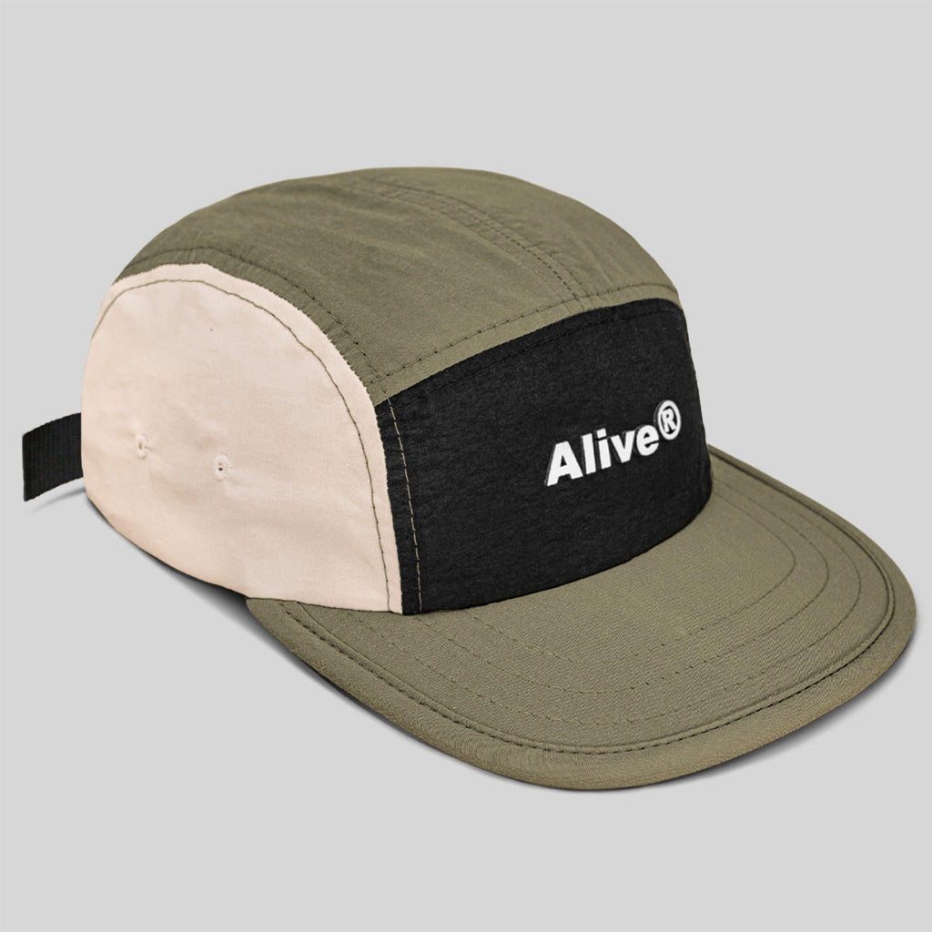 Boné Alive Five Panel Collors Bege Texas