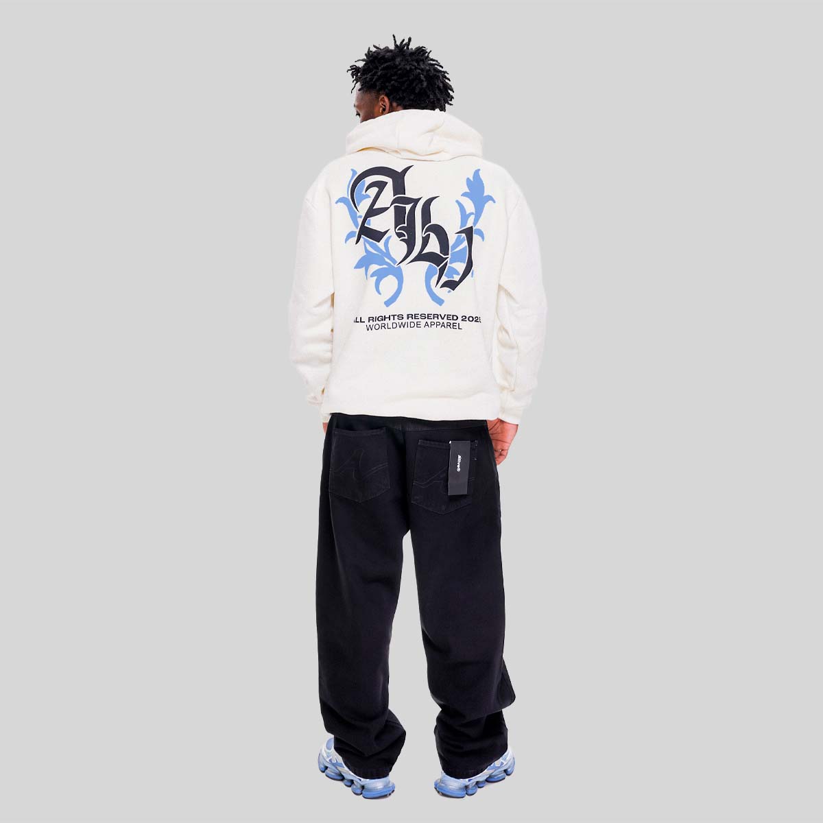 Moletom Alive Canguru Winner Off White - Texas