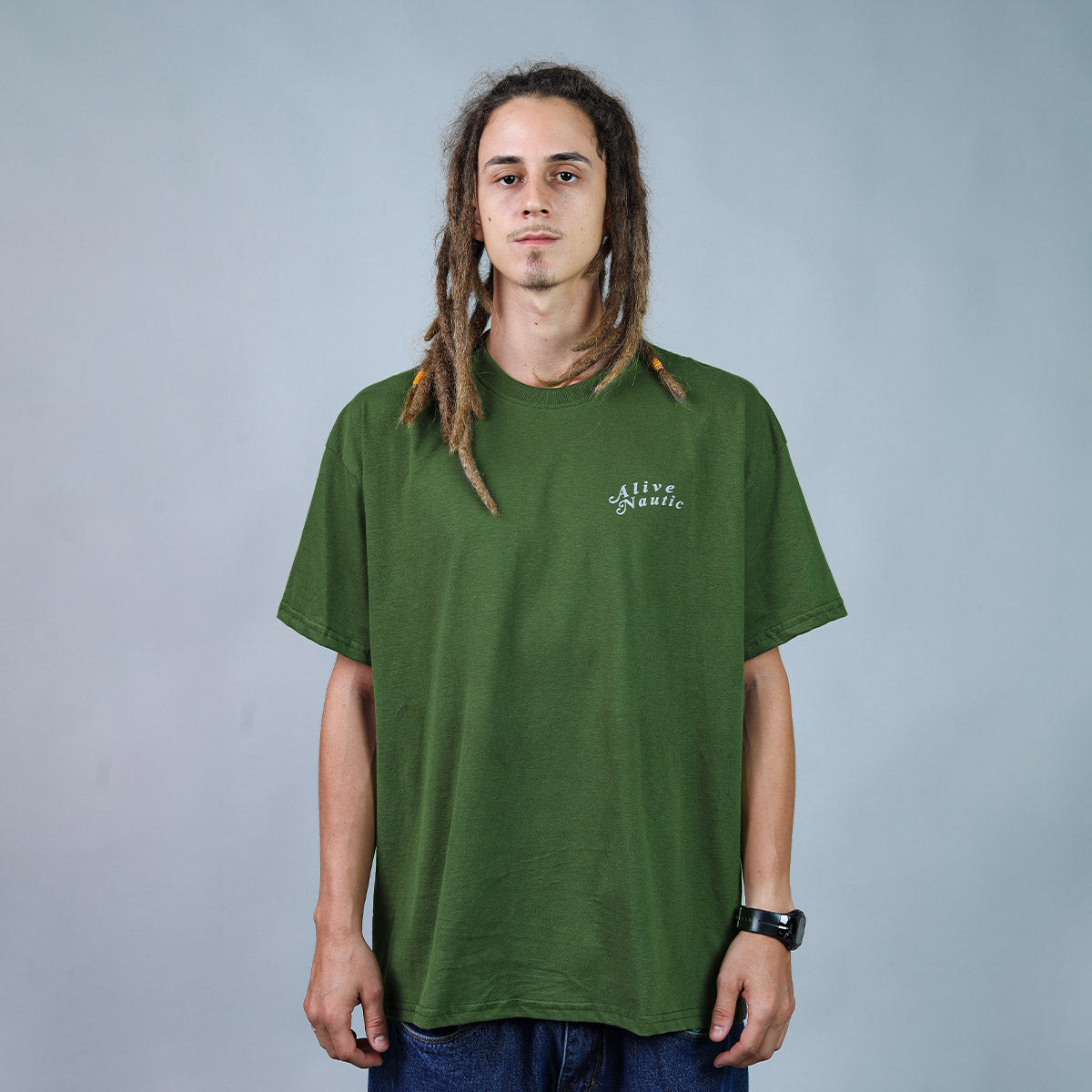 Camiseta Alive Map Verde Musgo