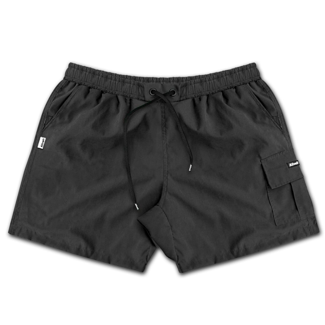 Short Alive Tec Cargo Preto