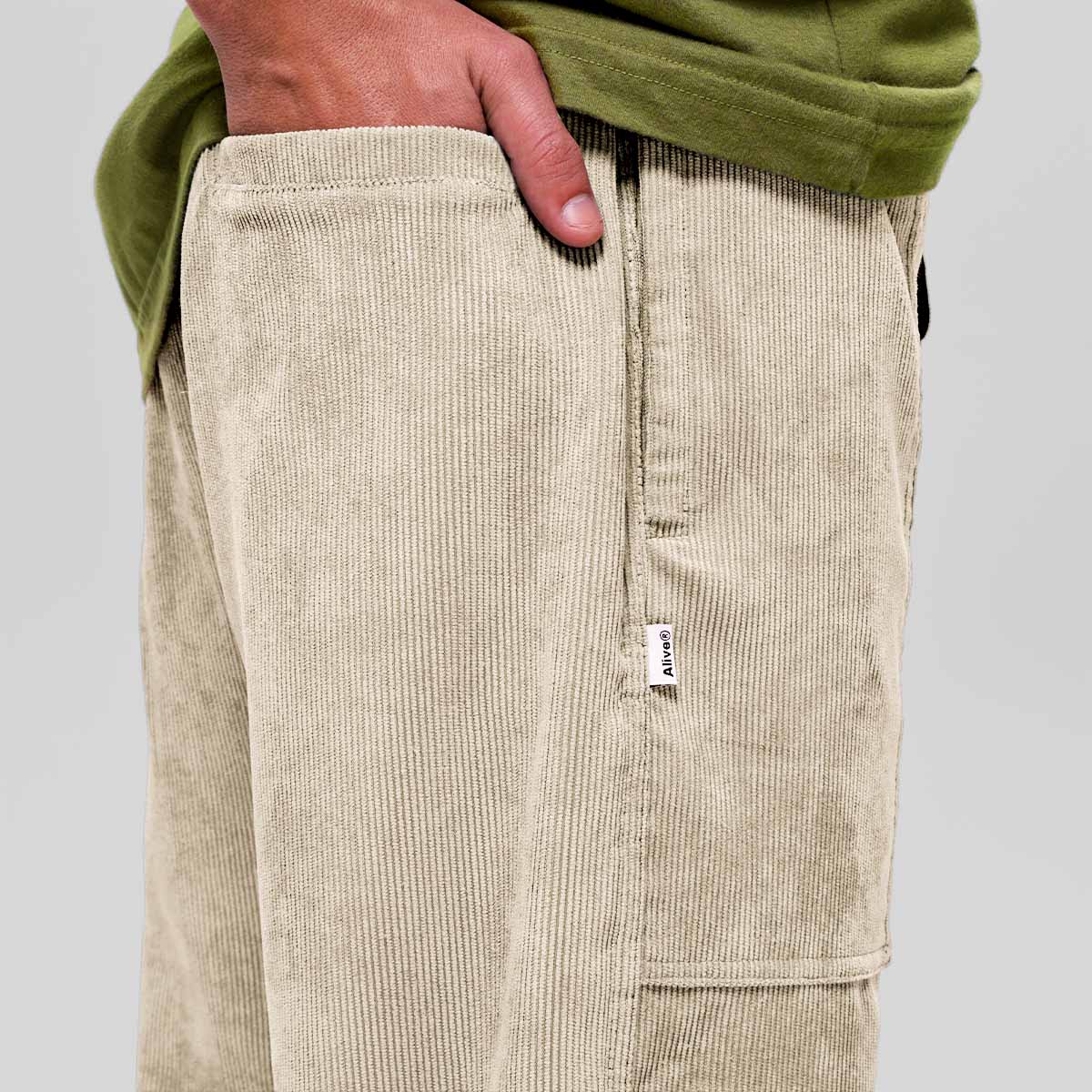 Calça Alive Cotelê Cold Bege - Texas