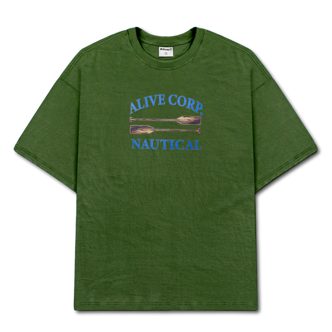 Camiseta Alive Paddle Verde Musgo
