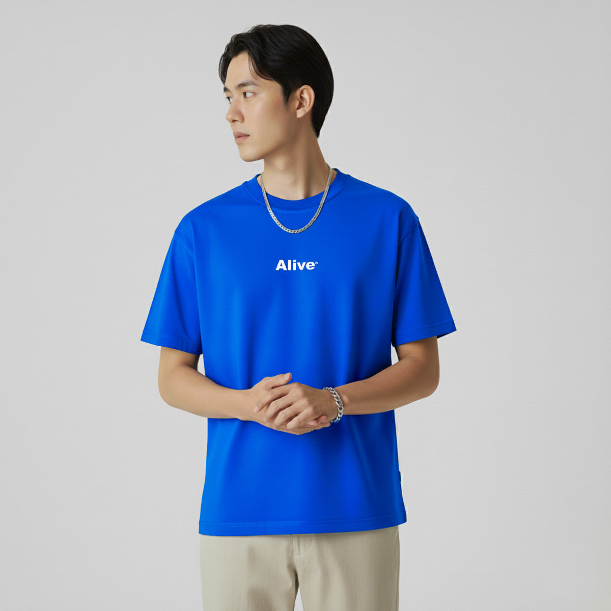 Camiseta Alive Basic Azul Royal