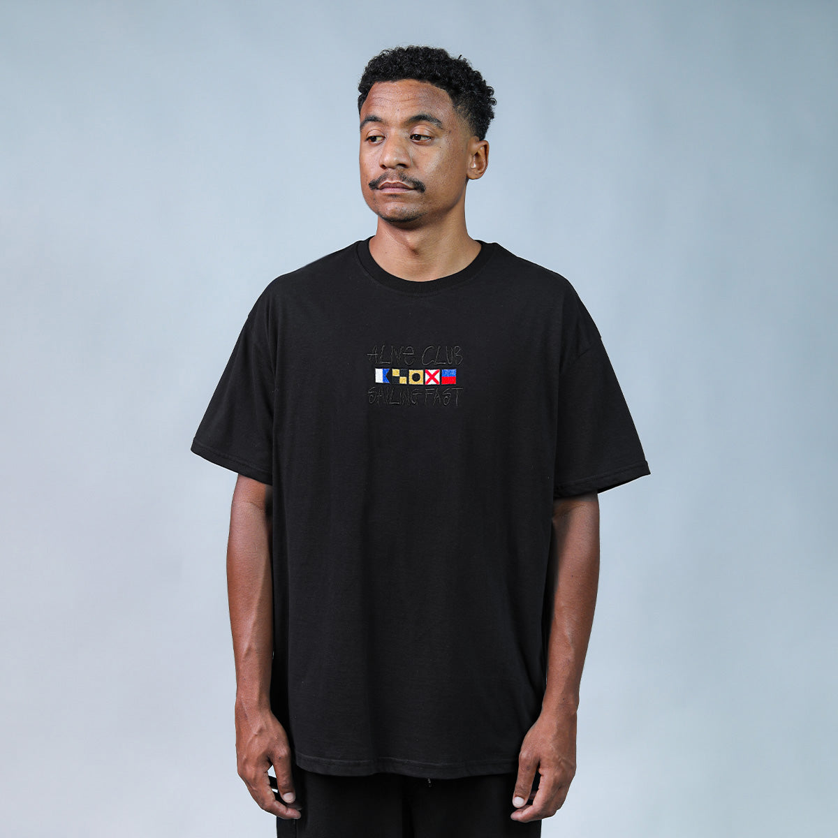 Camiseta Alive Flags Preto
